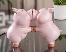 Deko Figur Schwein " Kissing Babe " Love 20 cm ( 374)