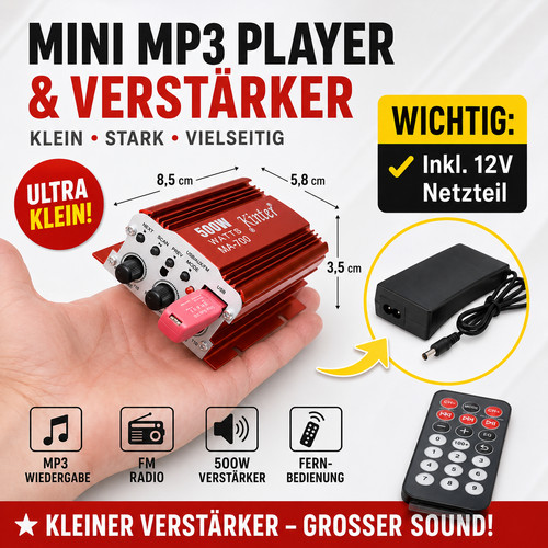 Mini verstärker kinter 700 - kinter, ma-700