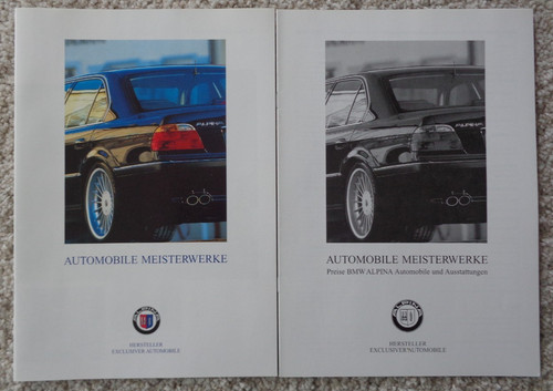 Alpina bmw prospekt von - bmw,