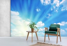 3D Blau Himmel Wolke C1532