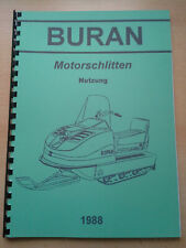 NVA MOTORSCHLITTEN "BURAN" HANDBUCH AUF DEUTSCH,UAZ,URAL,ROBUR.IFA W50,TATRA