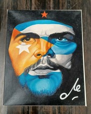 2013 MARCOS Che Guevara Cuba Signature Gemälde ACRYL PAINTING Kunst Art Malerei