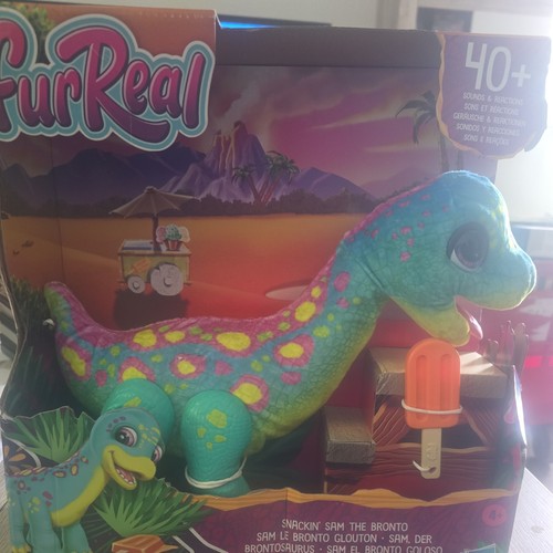 Furreal sam der - sam,, brontosaurus