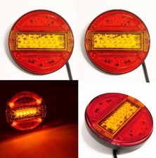 2x Round 12/24V LED Tail