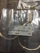 Versilberter Kupferdraht 0,2mm