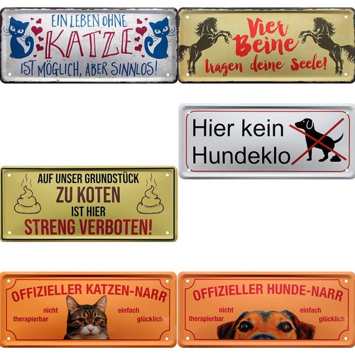 Blechschild schilder deko - blechschild,