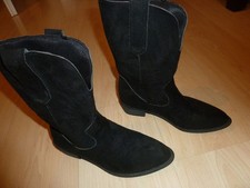 Western Cowboystiefel schwarz Gr 38 (39 steht am Stiefel )  - sehr gut wie