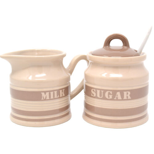 2er set milchzuckertopf mit - set,