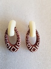 Vintage Ohrclips Plastik