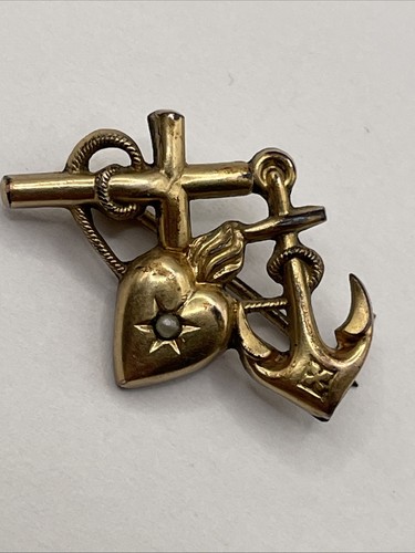 Antike brosche schaumgold - antike, brosche,schaumgold,3