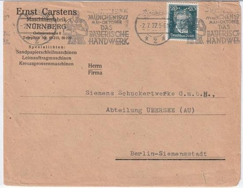 Deutsches reich 1926 minr - 1926,