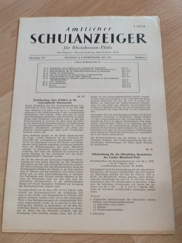 Amtlicher schulanzeiger - amtlicher,