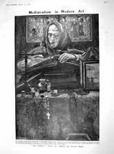 Original alter antiker Druck