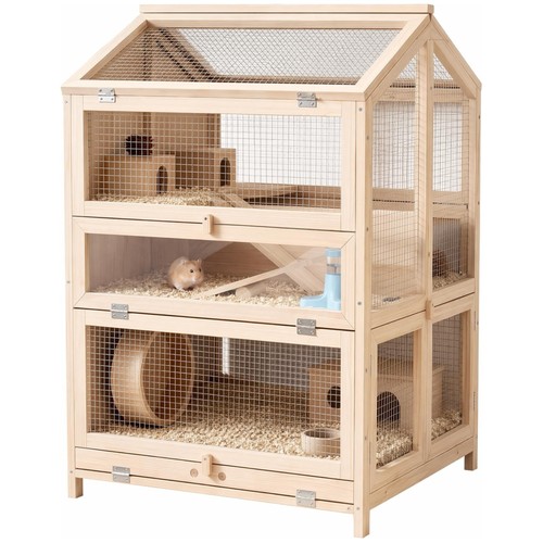 Hamsterkäfig aus holz - aus, 3