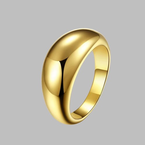 Stylischer ring aus edelstahl - ring,