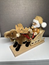 Christian Ulbricht Räuchermännchen mit Rentier und Schlitten