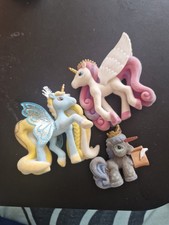 Filly-Pferde, 3x, Einhorn, Pegasus