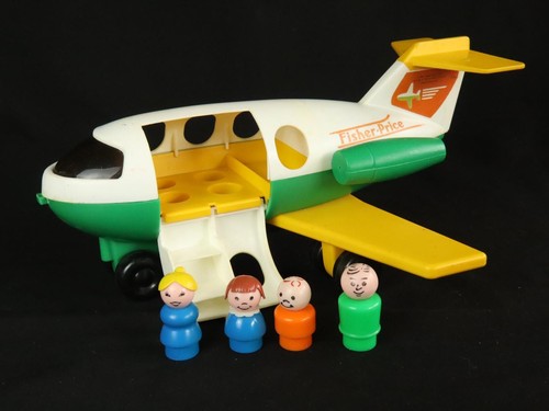 Fisher price flugzeug vintage - flugzeug,
