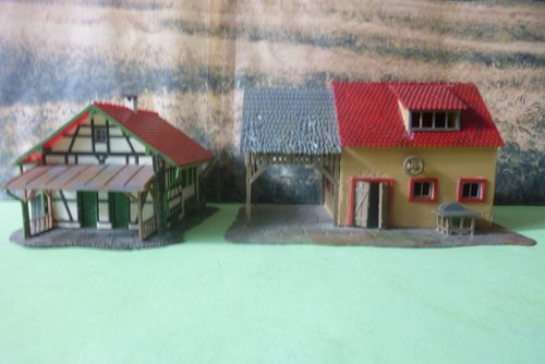 Faller bauernhof mit stall - faller, ho
