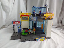 Set Playmobil 3886 Airport Flughafen Tower mit 3212 Gepäckwagen