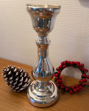 Kerzenhalter Bauernsilber Kerzenständer groß H: 32 cm Hochwertig