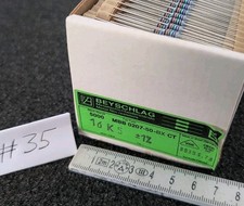 200x SIEMENS BEYSCHLAG MBB0207  WIDERSTÄNDE 16,5 kΩ ±1% NOS OVP VINTAGE 