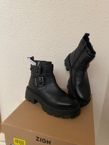 Zign leder stiefeletten neu - zign,
