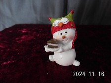 Deko-Figur/Schneemann/Eulenmü