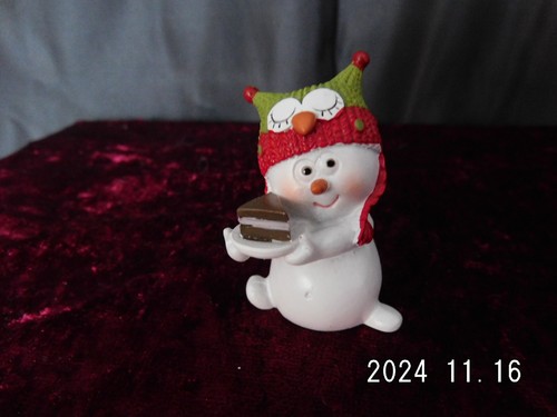 Deko-Figur/Schneemann/Eulenmü