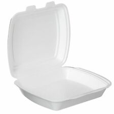 200 Menüboxen Weiß ungeteilt HP4 Imbissboxen Lunchbox To-Go Boxen Take away Box