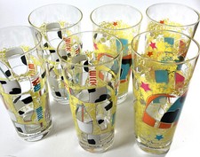 6 Ritzenhoff Milch Gläser mit 2 Designs (je 3) by Anissa MENDIL Sammlerglas