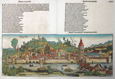 BADEN WÜRTTEMBERG ULM SEXTA ETAS MUNDI ANSICHT WELTCHRONIK SCHEDEL KOLORIT 1493