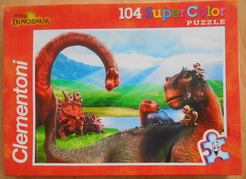 Puzzle 104 teile dinosaur - dinosaur, walt