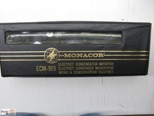MONACOR ECM-915 Phantom-Elektret-Mikrofon, Schwarz Condenser Microphone