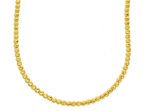 Kette gelbgold 18k kugeln - gelbgold, und