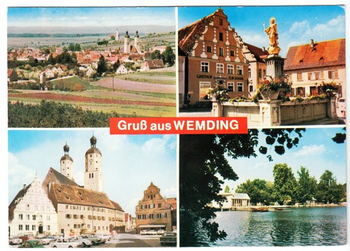 Wemding bayern vier - ak,, bayern,