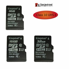 Kingston 8GB/16GB/32GB Micro SD SDHC Speicherkarte UHS-I C10 für Telefon Genuine
