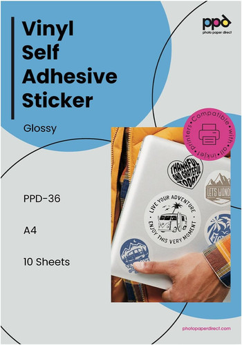 Ppd 10xa4 inkjet premium vinyl - 10xa4,