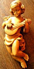 Engel putto holz geschnitzt - engel,