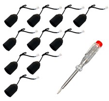 10 x Baufassung Lampenfassung Renovierfassung E27 Baustellenfassung E27 schwarz