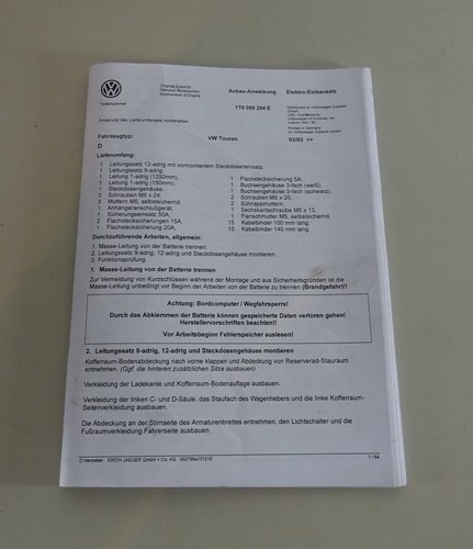 Einbauanleitung