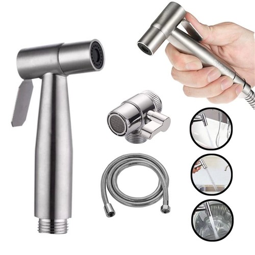 Bidet brause edelstahl hand - wc,