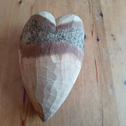Herz holz skulptur - holz,,