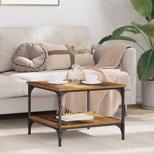 Vidaxl couchtisch altholz x - couchtisch,