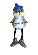 Deko Figur Kantenhocker Robbe Kantensitzer Sitzhöhe 6 cm maritme Dekoration