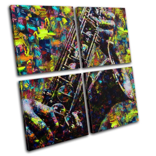 Saxophone colourful pop - colourful,