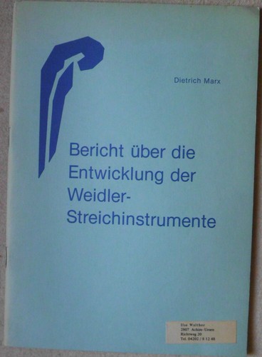 Dietrich marx bericht über - dietrich, marx,