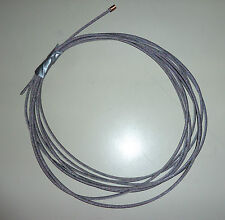 Feingeflochtenes Stahlseil, Stahl- Seil, Zugseil; L 5,60m; Ø 3,3mm, 18- adrig