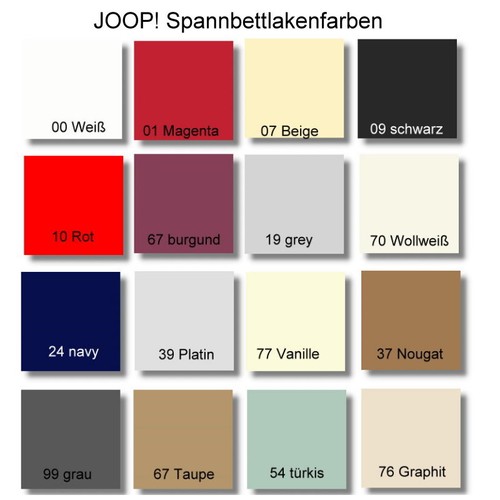 Joop spannbettlaken - spannbettlaken, /