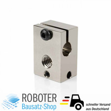 V6 Heizblock Plated Copper